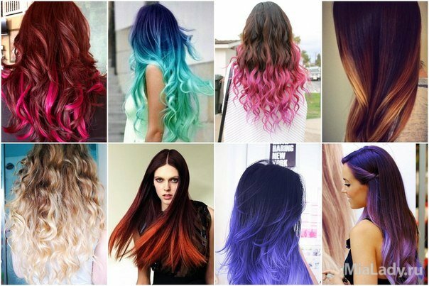 цветные волосы, цветные волосы фото, цветные волосы омбре, цветные волосы картинки, как сделать цветные волосы