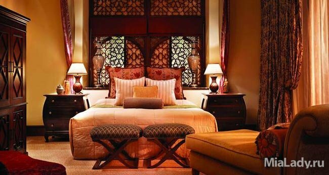 спальня в марокканском стиле, марокканский стиль в интерьере, марокканский стиль