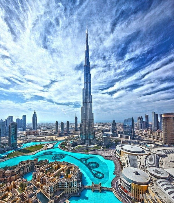 небоскрёб Бурдж-Халифа ОАЭ Дубай